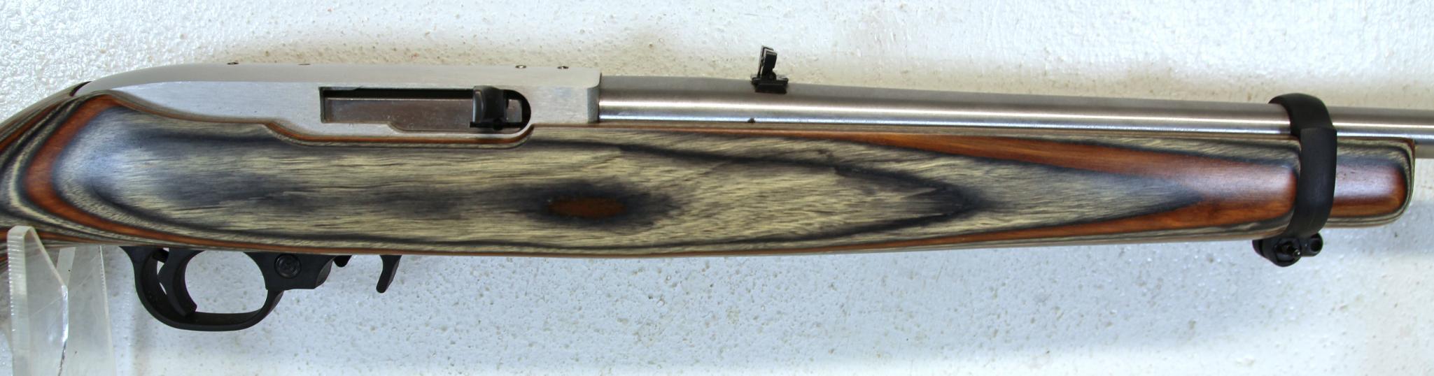 Ruger Model 10/22 Carbine .22 LR Stainless Semi-Auto Rifle Laminate Stock Lightly Used