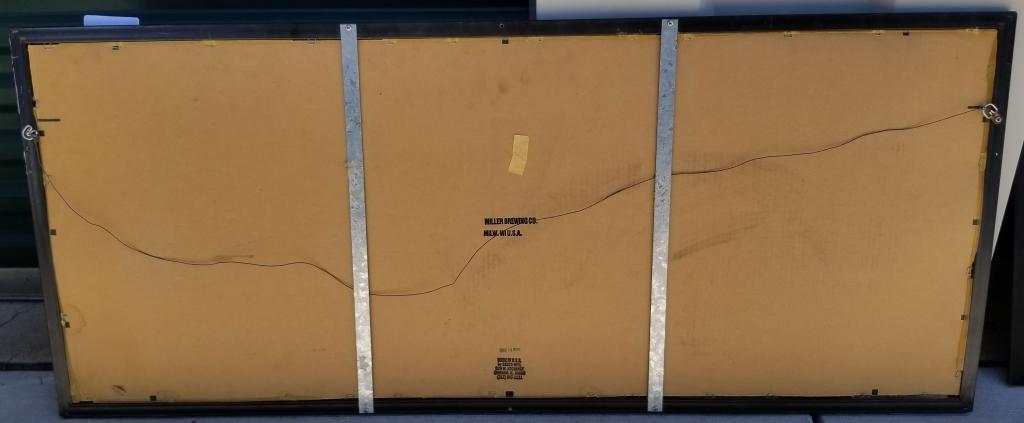 Miller Genuine Draft Framed Sign