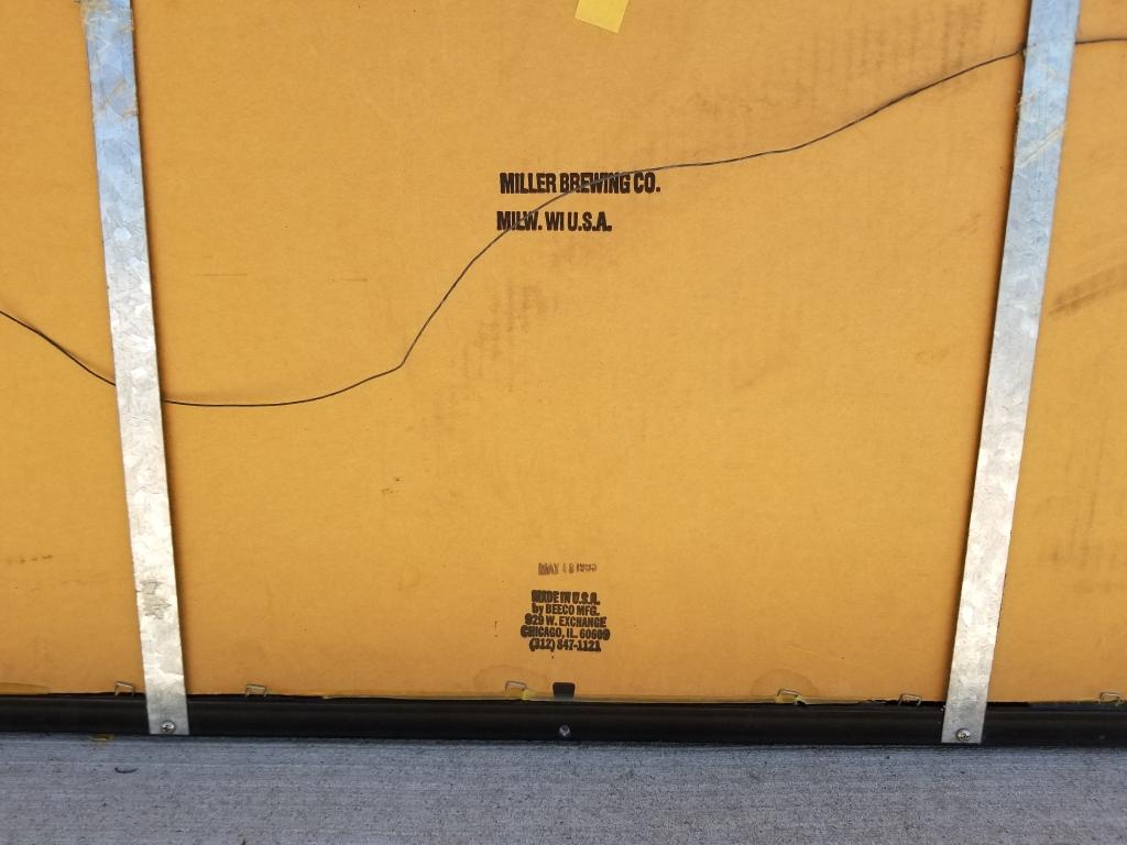 Miller Genuine Draft Framed Sign
