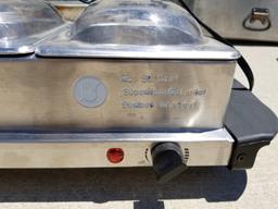 Nastalgia Electic 3 Pan Warmer