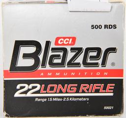 500 RDS OF CCI BLAZER .22 LR BRICK