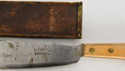 WWII U.S.M.C Bolo Corpsman Knife/Machete w/SHEATH