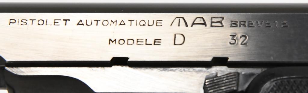 MAB Brevete Model D .32 ACP Pistol W/ Box