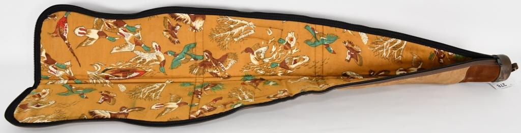 KOLPIN vtg Soft Rifle / Shotgun Case Leather/Suede
