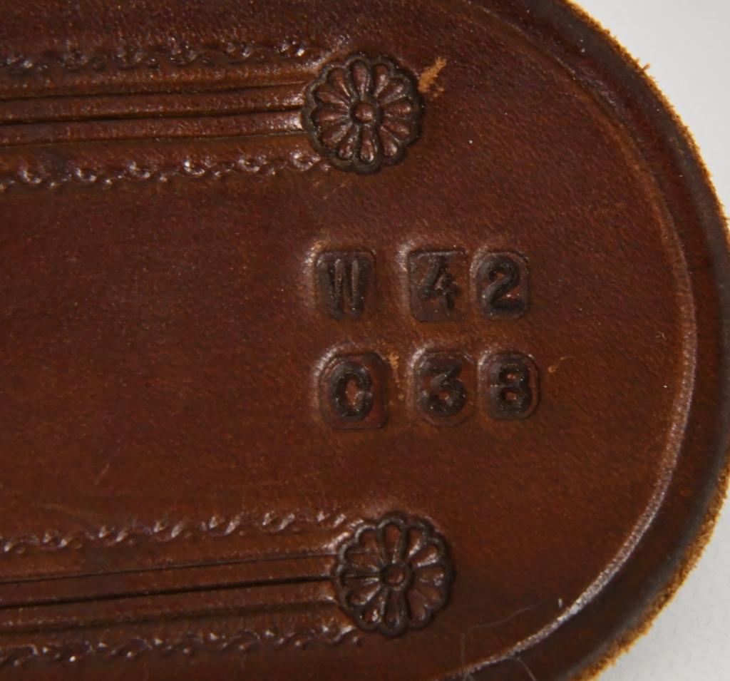 THREE LEATHER CARTRIDGE BELTS