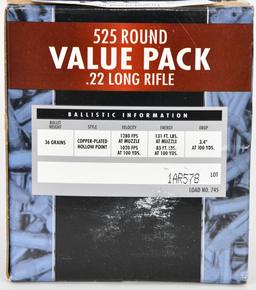 525 RDS OF FEDERAL .22 LR BRICK