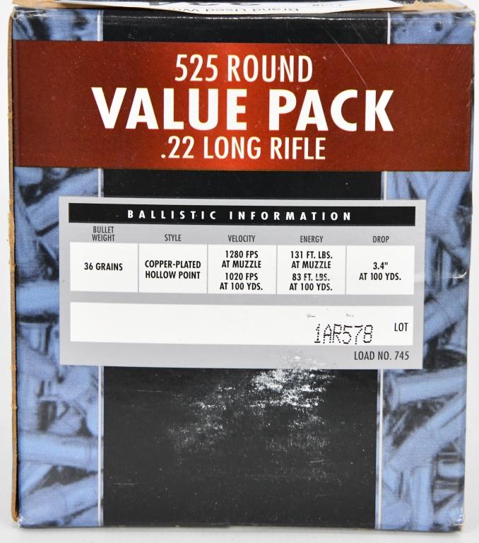 525 RDS OF FEDERAL .22 LR BRICK