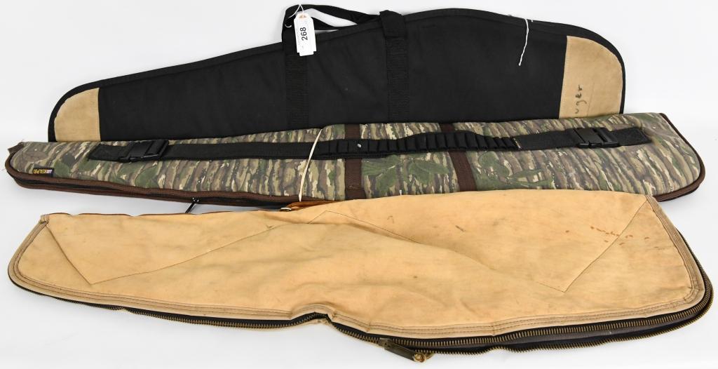 Lot of 3 Padded Soft Rifle / Shotgun Cases
