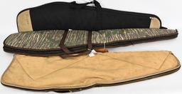 Lot of 3 Padded Soft Rifle / Shotgun Cases