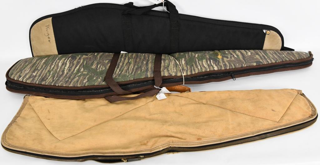 Lot of 3 Padded Soft Rifle / Shotgun Cases