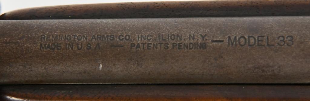 Remington Model 33 Bolt action Rifle .22 S, L, LR