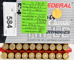20 rds Remanufactured FC 6.5 x 55 ammunition