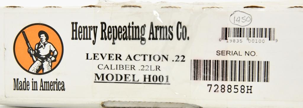 NEW Henry Repeating Arms Standard Lever Action .22
