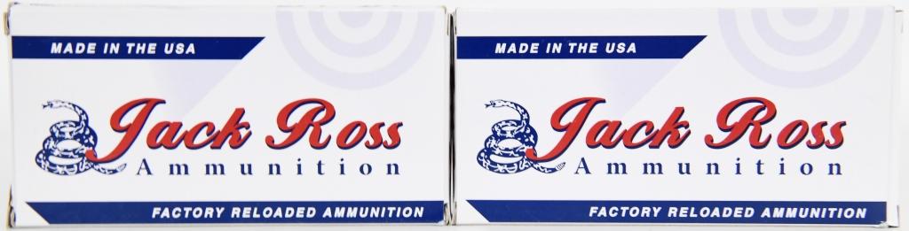 100 Rounds Of Jack Ross Factory Reloaded .40 S&W
