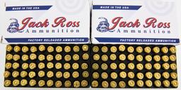 100 Rounds Of Jack Ross Factory Reloaded .40 S&W