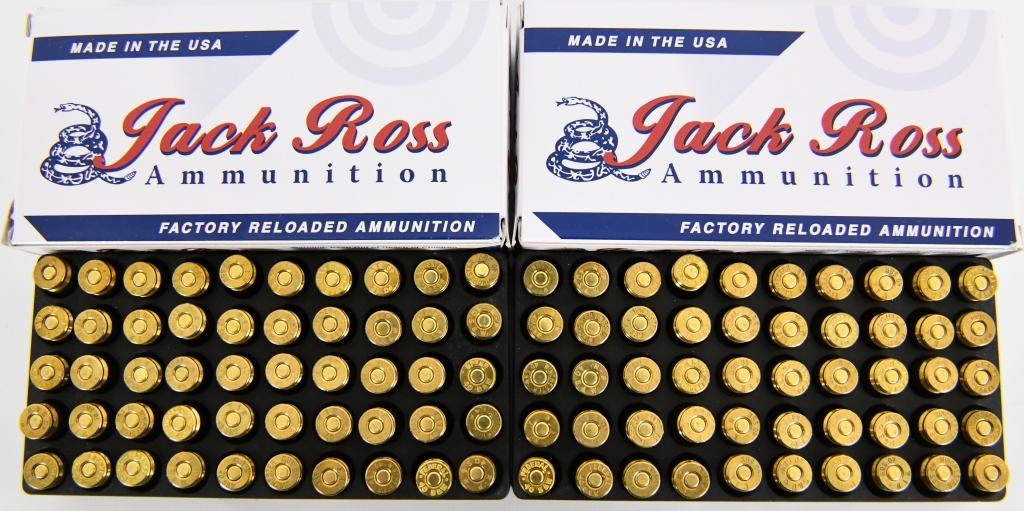 100 Rounds Of Jack Ross Factory Reloaded .40 S&W