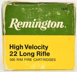 500 Rounds Of Remington .22 LR Ammunition