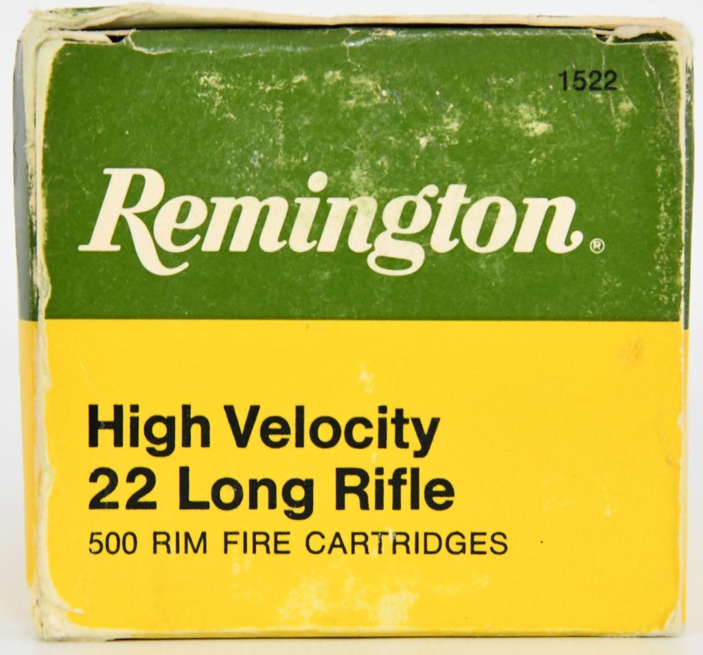 500 Rounds Of Remington .22 LR Ammunition