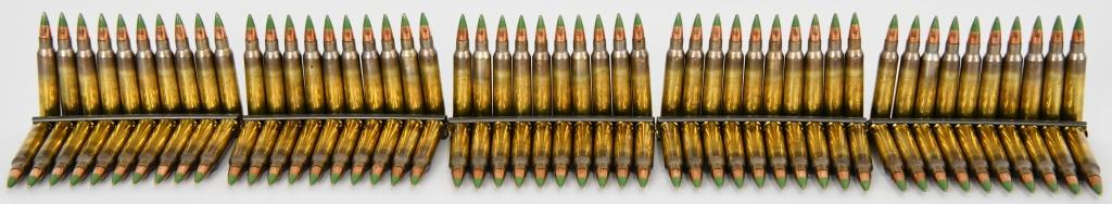 100 Rounds of 5.56X45 NATO Green Tip XM855
