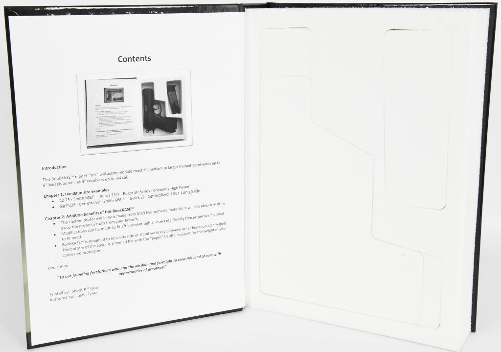 Hand Gun Hider Book Safe-Pending Storm ML