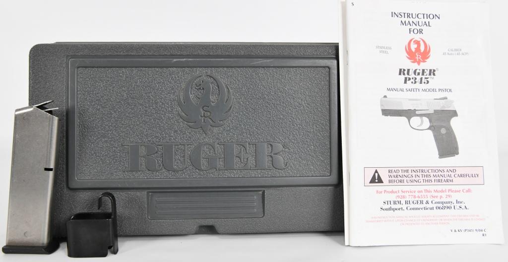Ruger P345PR Semi Auto Pistol .45 ACP Fixed Rail