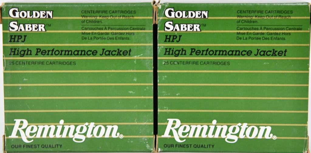 50 Rounds Remington Golden Saber .45 ACP Ammo