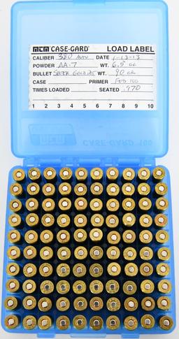 100 Rounds Of Reloaded Speer Gold Dot .380 Auto