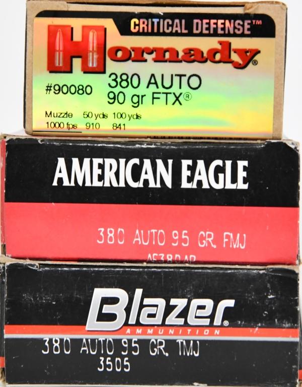 103 Rounds OF .380 Auto Ammunition