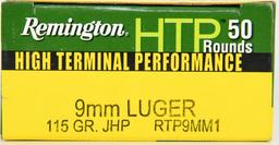 50 Rounds Remington High Terminal Performance 9mm