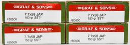 70 Rounds Of Graf & Sons 7.7x58 Jap Ammunitions