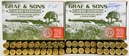 70 Rounds Of Graf & Sons 7.7x58 Jap Ammunitions