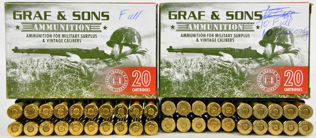 70 Rounds Of Graf & Sons 7.7x58 Jap Ammunitions