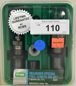NEW RCBS Reloading Die Set For 7.62x39mm