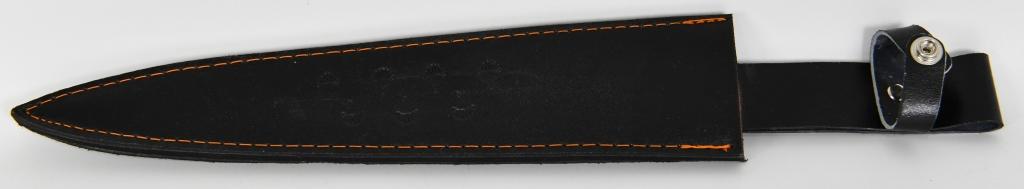 BudK Classic Bone ToothPick Fixed Blade Knife w/le