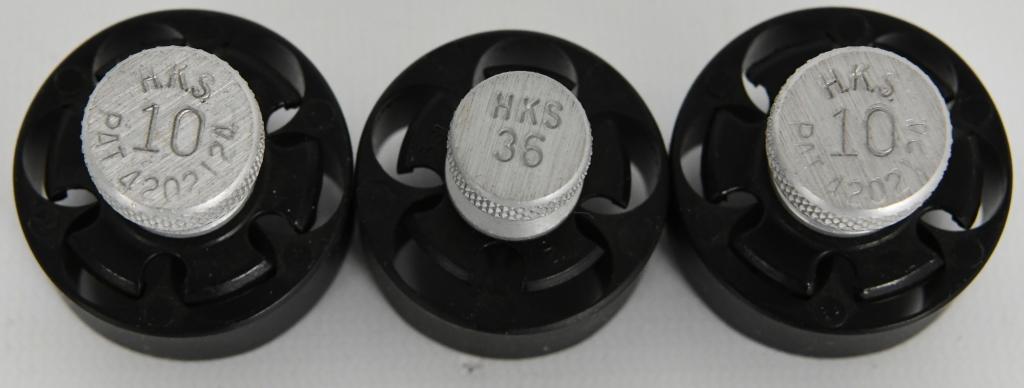 Lot of 3 New HKS Speed loaders