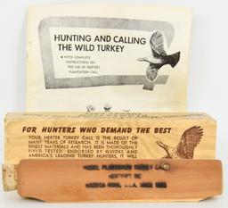Herter's Plantation Turkey Call In Original Box
