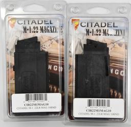 Lot of 2 New Citadel M-1.22 Magazines