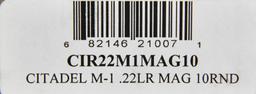 Lot of 2 New Citadel M-1.22 Magazines