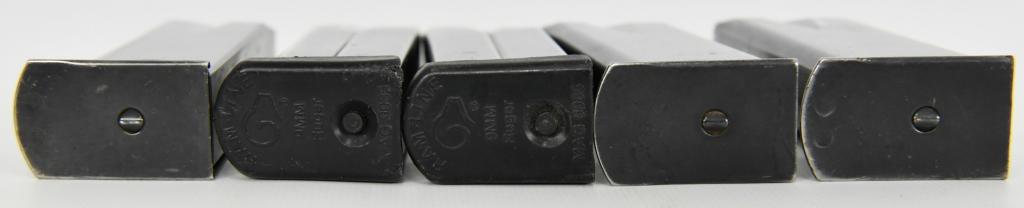 Lot Of 5 Ram Line Ruger 9mm 18 Round Magazines