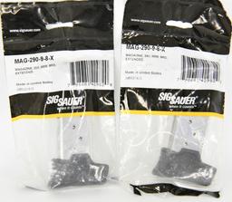 Lot Of 2 NEW SIG P290 9MM 8RD EXT Mag