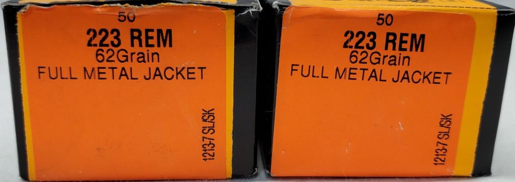 Approx 100 Rounds Of HSM .223 Rem Ammunition