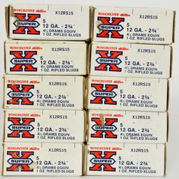 50 Rounds of Winchester Super-X 12 Ga Slugs