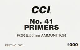 CCI Military #41 for 5.56 Nato Primers Box of 1000