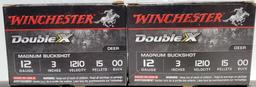 25 Rounds of Winchester 12 Ga Buckshots