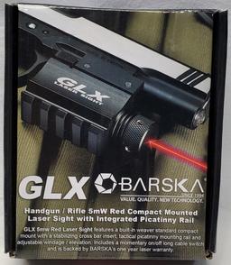 Barska GLX Red Laser with Built-In Mount and Rail