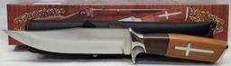 Sharps Cutlery Bowie Fixed Stainless Knife New In