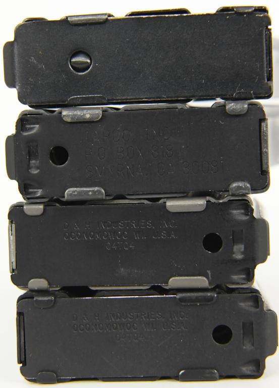 Lot of 4 AR-15 .223 30 Round Magazines , This