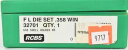 2 Full Length RCBS Reloading Dies For .358 Win