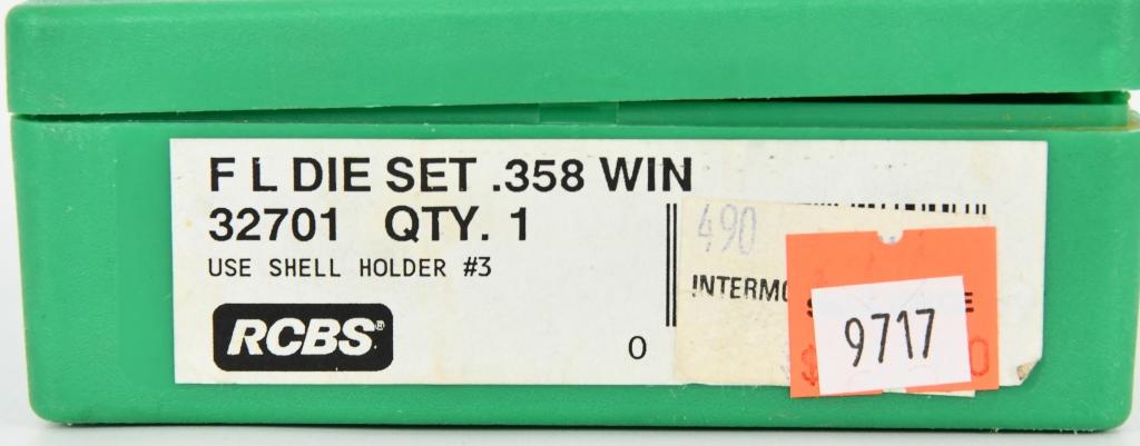 2 Full Length RCBS Reloading Dies For .358 Win