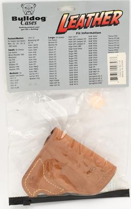 Bull Dog Pocket Leather Holster NIP